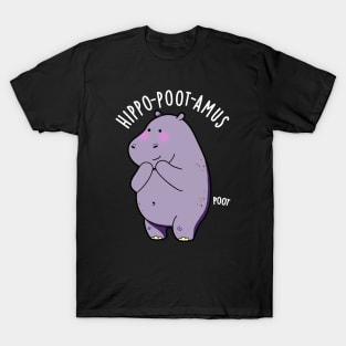 Hippo-poot-amus Funny Farting Hippo Pun T-Shirt
